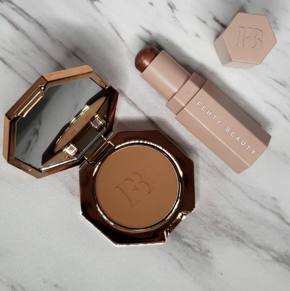 Fenty Beauty lil" Bronzer Duo Shady Biz and Mini  Match Stix Shimmer Sinamon - Picture 2 of 4